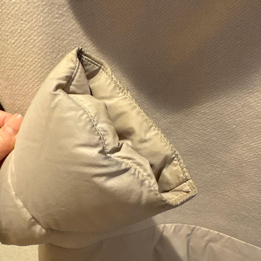 HERNO ヘルノ ウール×ナイロン 異素材切替ダウンコート　40