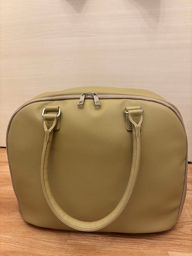 【新品・値下げ！】サボテンレザー デイリーボストンバッグ 25L ベージュ