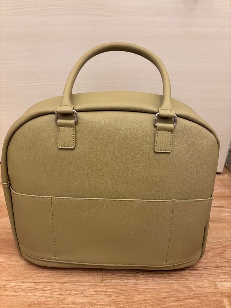 【新品・値下げ！】サボテンレザー デイリーボストンバッグ 25L ベージュ