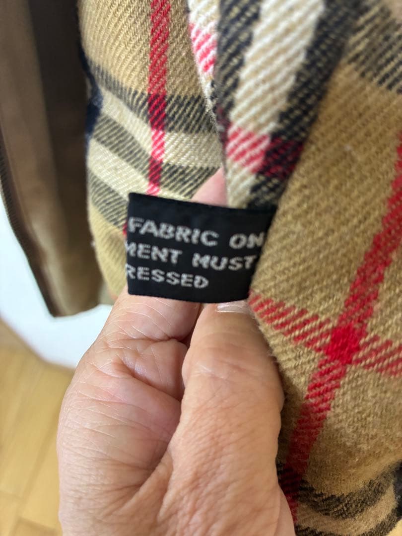 Burberrys’ ジャケット ノバチェック 茶系 ベージュ メンズＭ