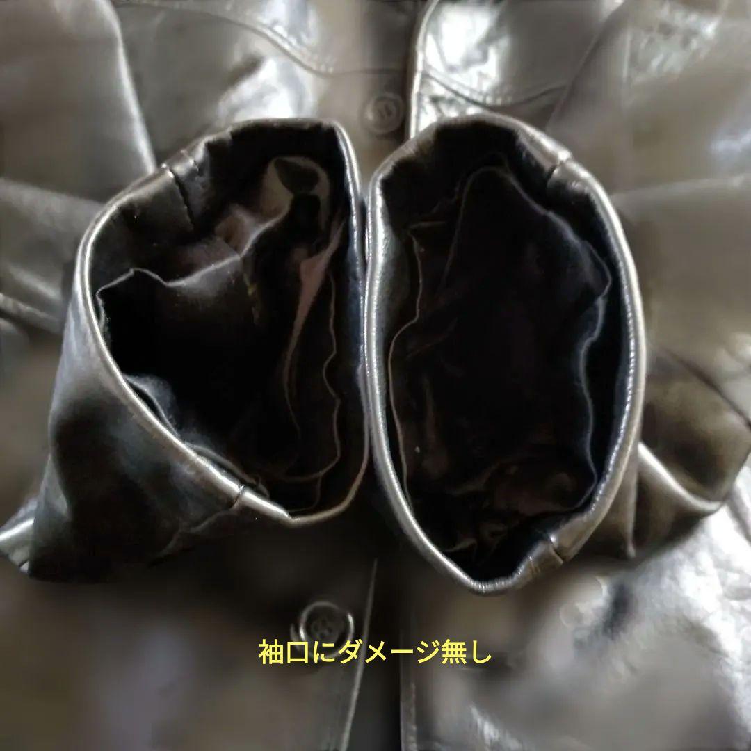 90s Vintage EU レザーカーコート ハーフコート レザージャケット