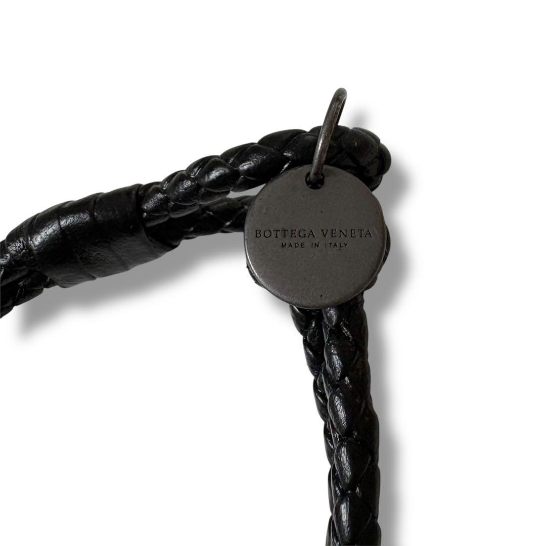 BOTTEGA VENETA ボッテガ イントレチャート ブレスレット 黒 箱付