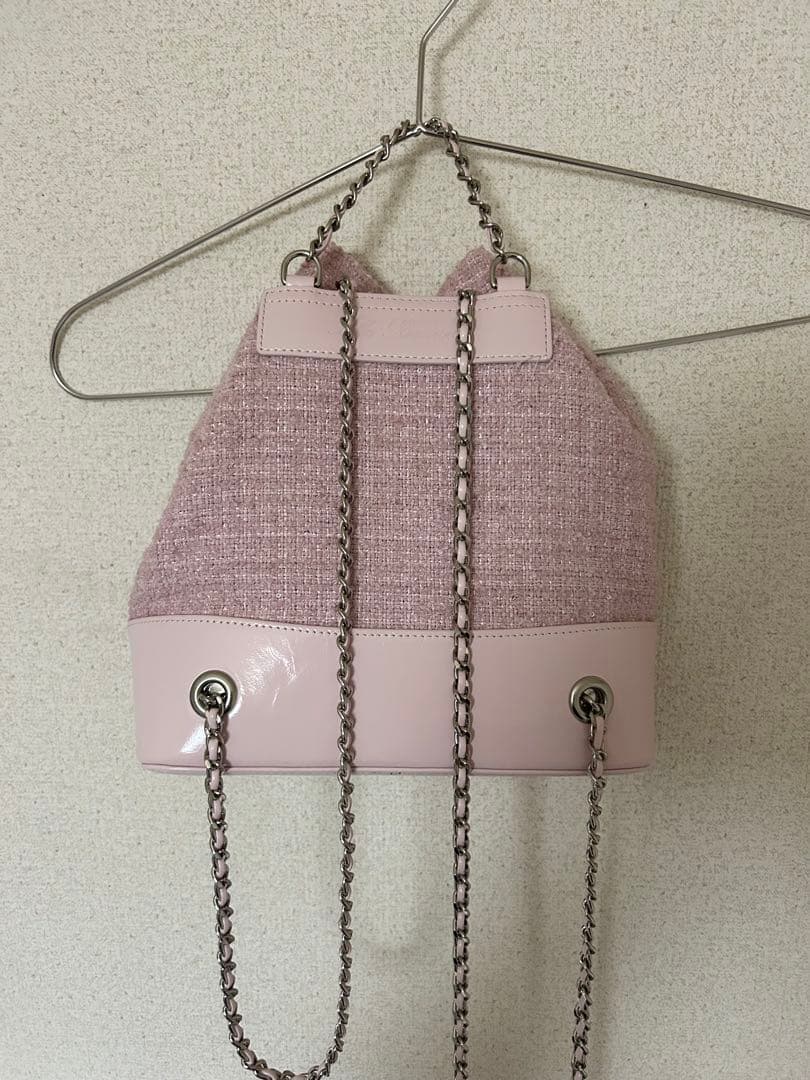 バッグ THE BARNNET Tweed Drawstring Backpack