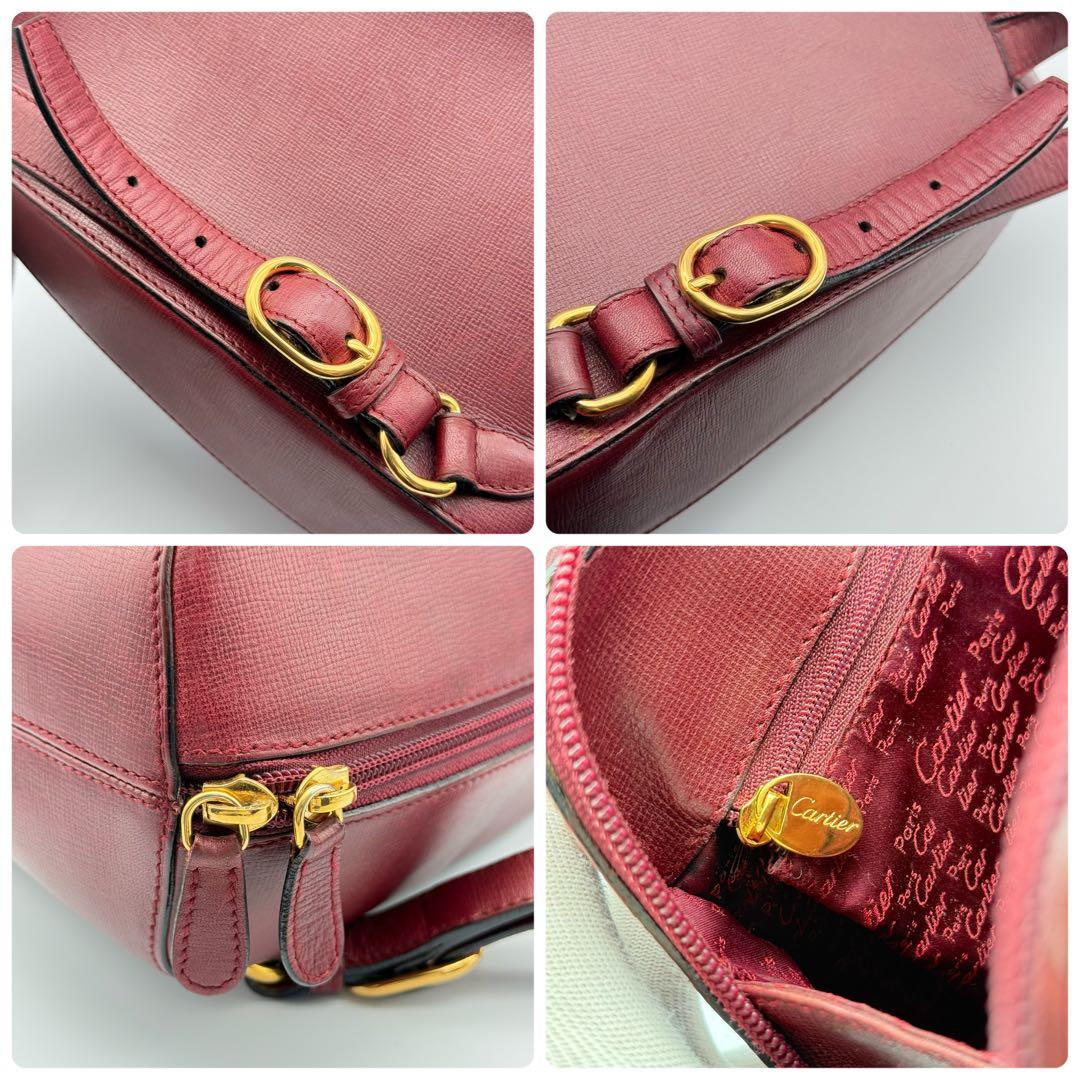 ✨美品✨カルティエ マストライン リュック型 レディース レザー ターンロック