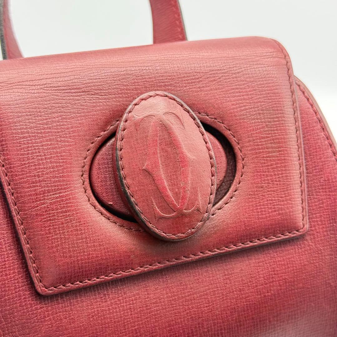 ✨美品✨カルティエ マストライン リュック型 レディース レザー ターンロック