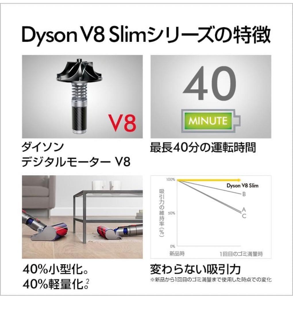 Dyson(ダイソン) Dyson V8 Slim Fluffy Extra