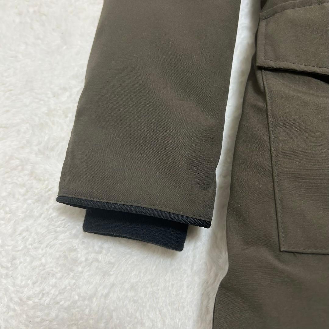 【美品】カナダグース ブロンテパーカ ダウンジャケット カーキ XSサイズ