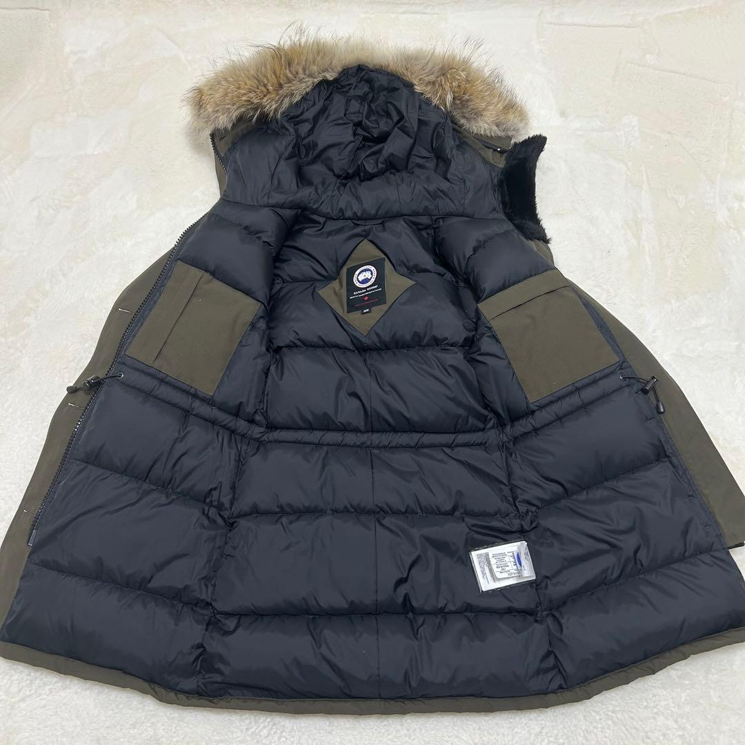 【美品】カナダグース ブロンテパーカ ダウンジャケット カーキ XSサイズ