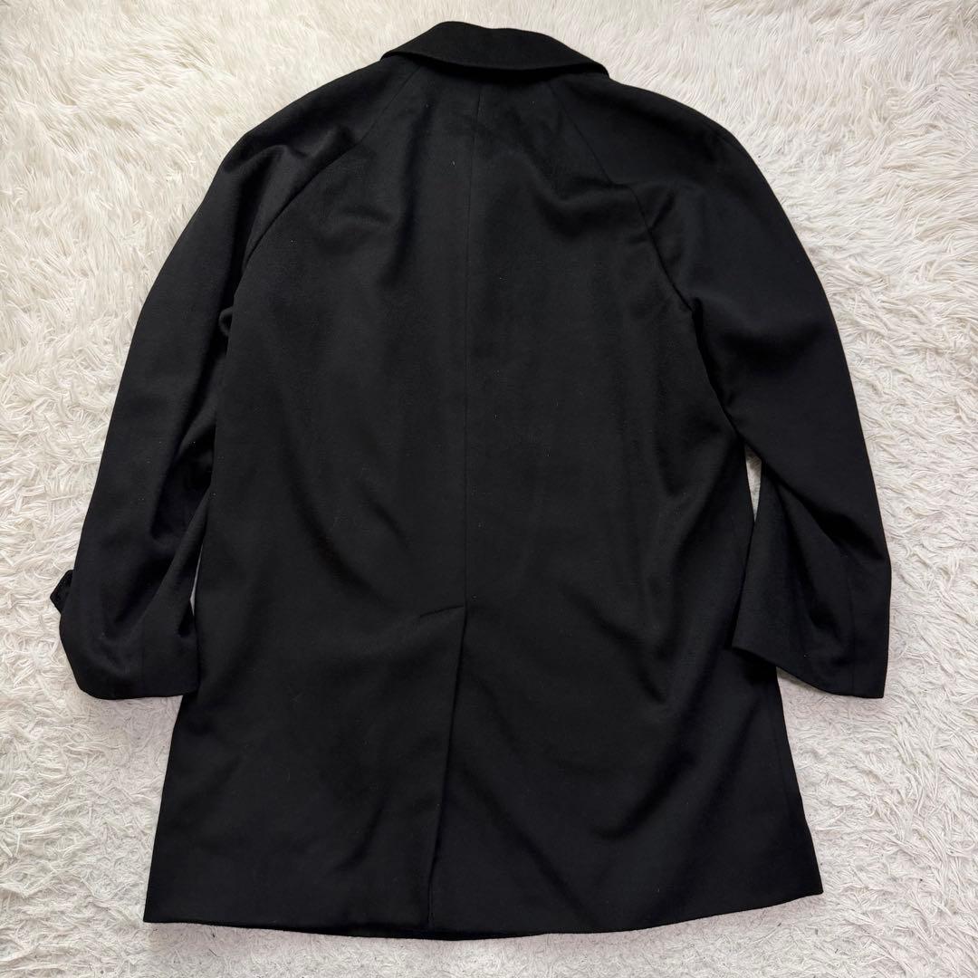極美品Lサイズ　カシミヤ100% チェスターコート　ロングコート　ブラック