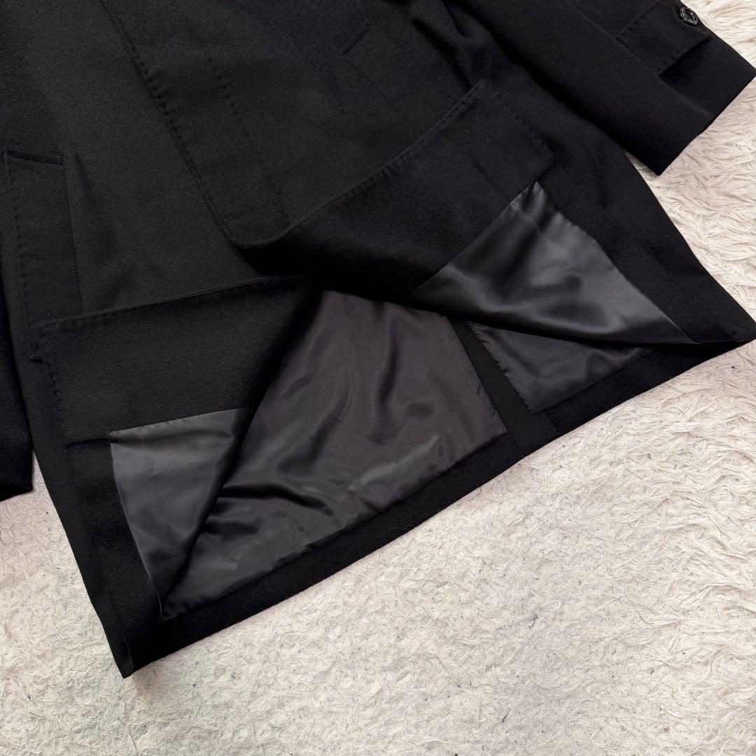 極美品Lサイズ　カシミヤ100% チェスターコート　ロングコート　ブラック