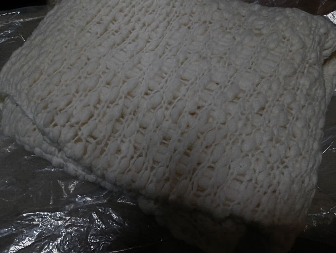 DOUDOUウールスラブロービングニット