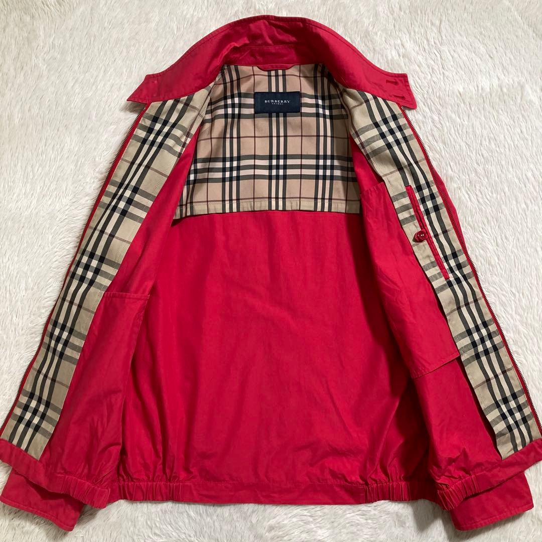 BURBERRY ハリントンジャケット ホースロゴ ノバチェック コットン