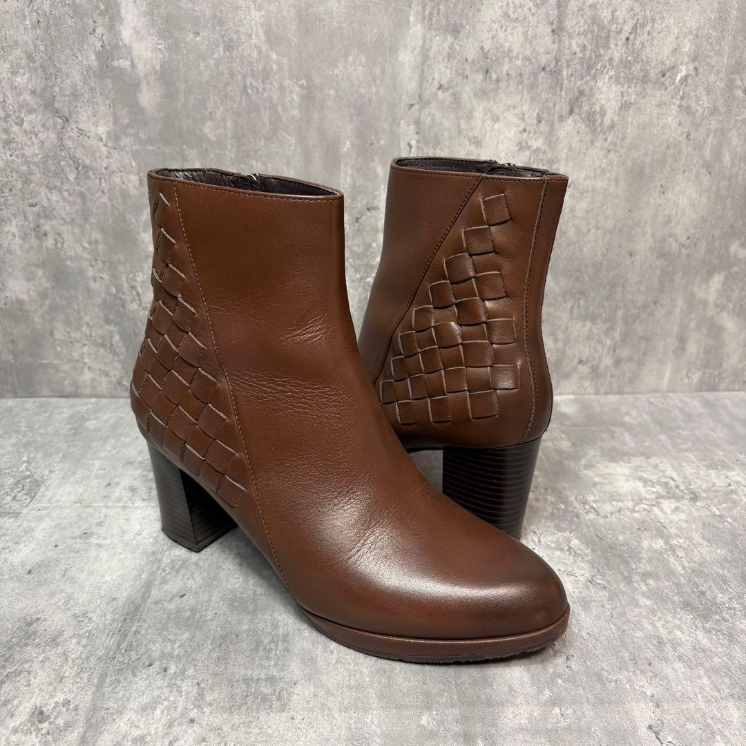 モードカオリ 本革防滑 断熱ストーム付きメッシュブーツ