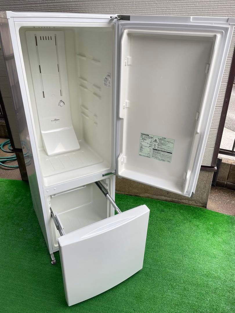 604分解洗浄済み✨ 東芝 おしゃれシェルホワイト 171L 大きめ2ドア冷蔵庫