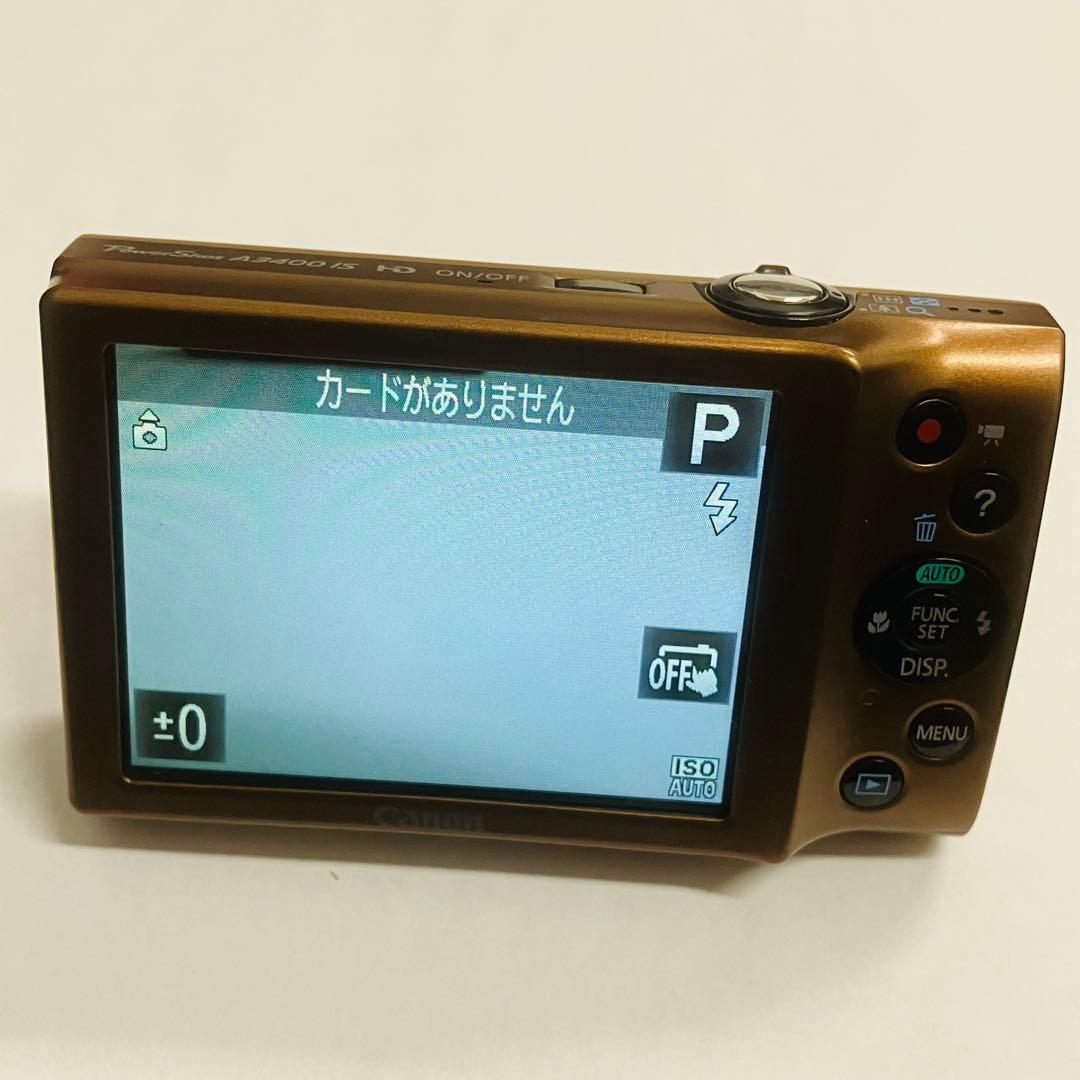 Canon PowerShot A3400 IS ゴールド キャノン デジカメ