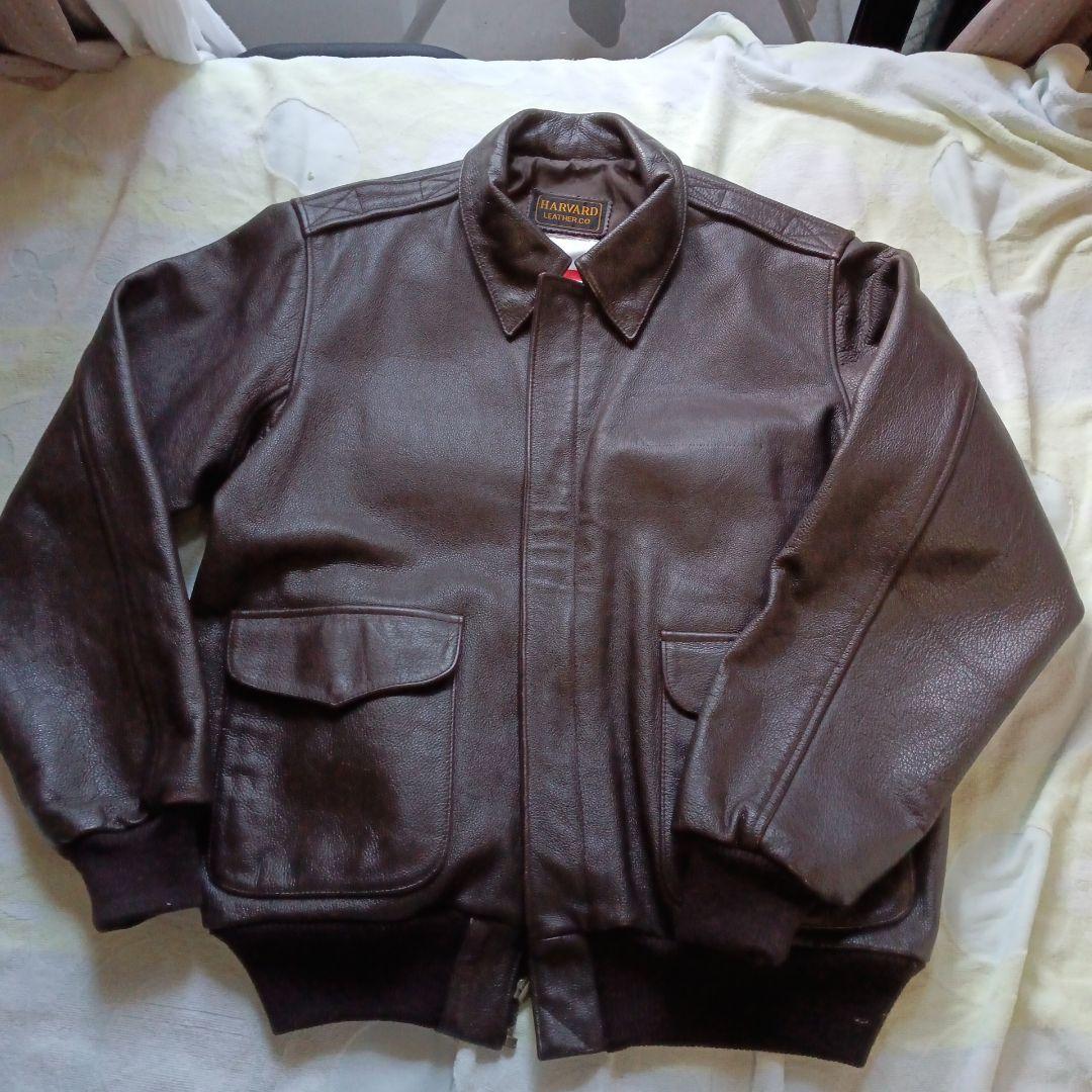 A-2 　レザーフライトジャケット　茶