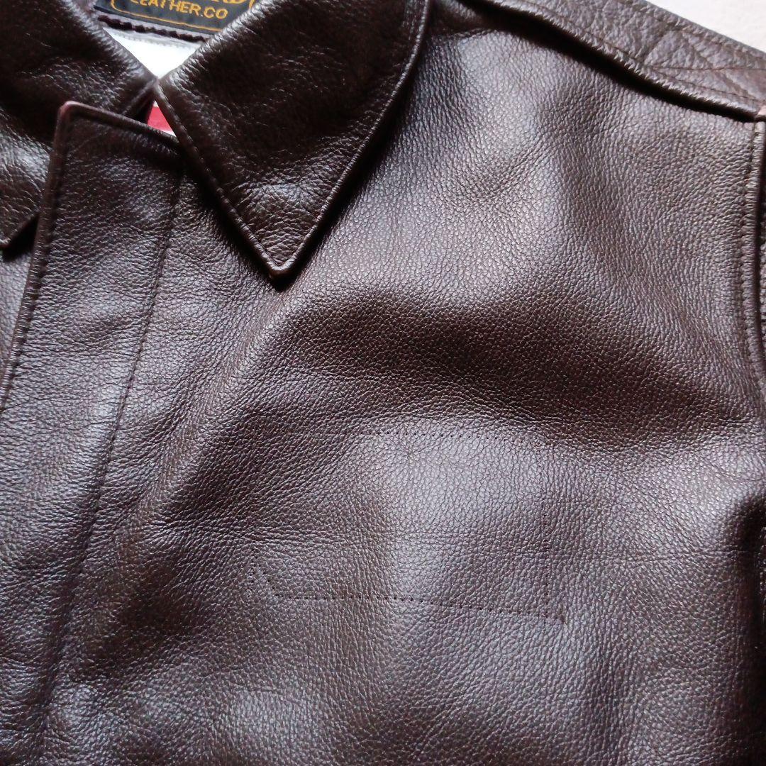 A-2 　レザーフライトジャケット　茶