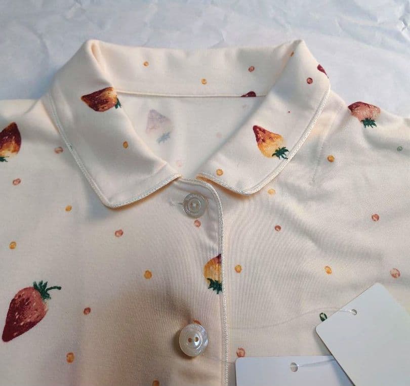 新品タグ付き 高級 ワコール 睡眠科学 パジャマ ルームウェア いちご M