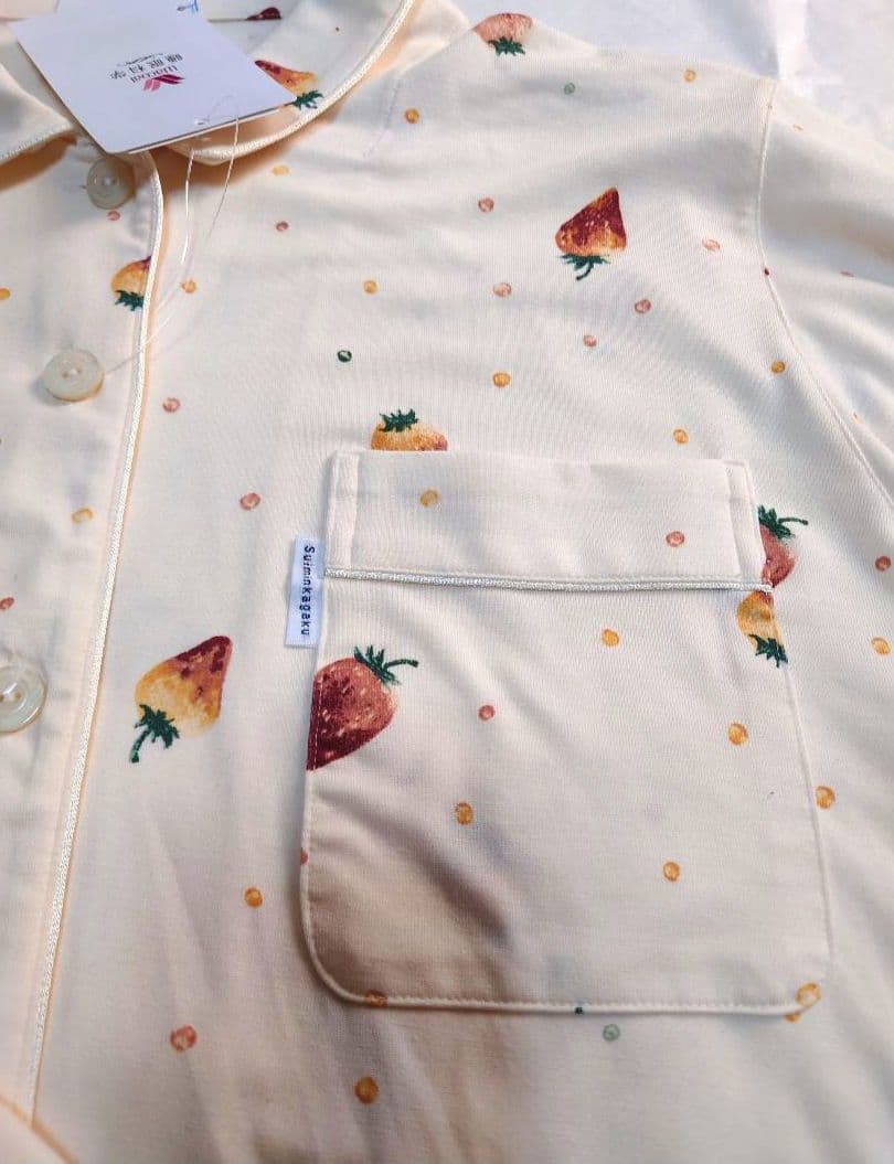 新品タグ付き 高級 ワコール 睡眠科学 パジャマ ルームウェア いちご M