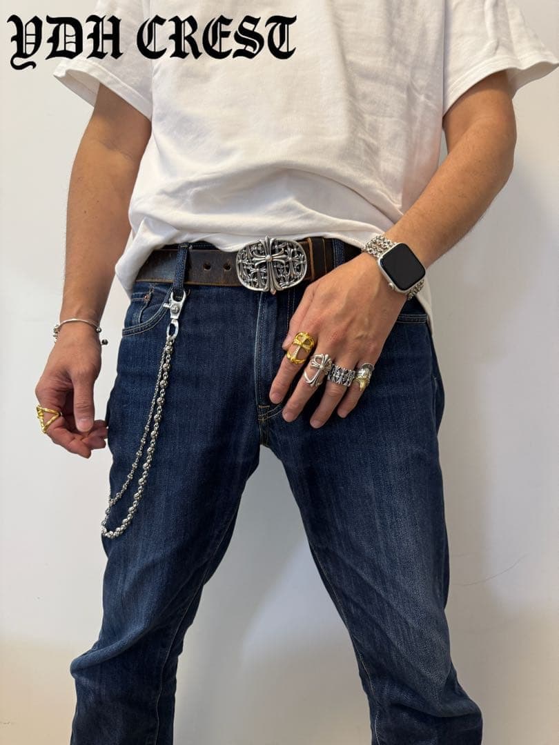 ★BBKRO　シルバーベルトバックル　こだわり派向け　刻印有り