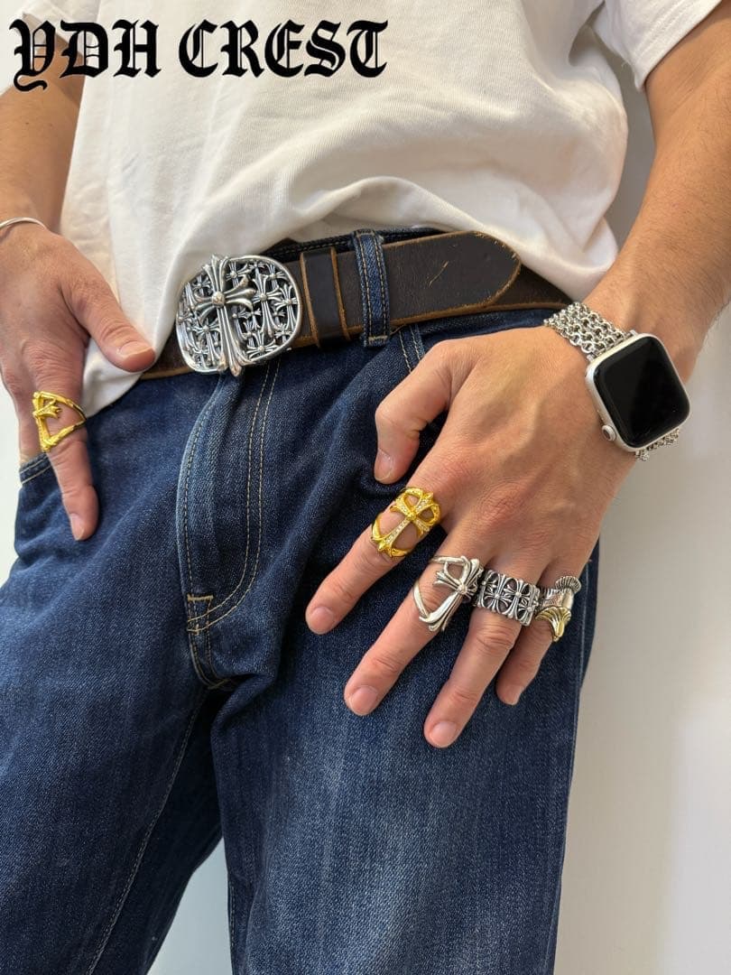 ★BBKRO　シルバーベルトバックル　こだわり派向け　刻印有り