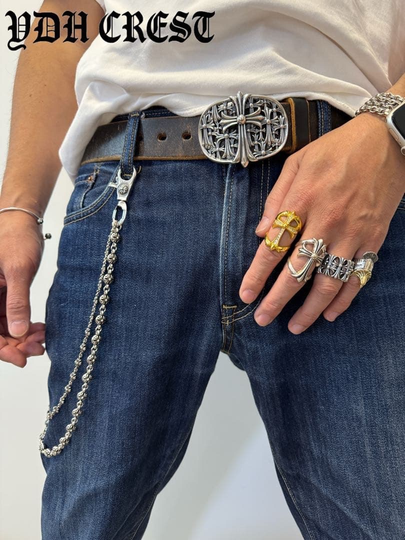 ★BBKRO　シルバーベルトバックル　こだわり派向け　刻印有り