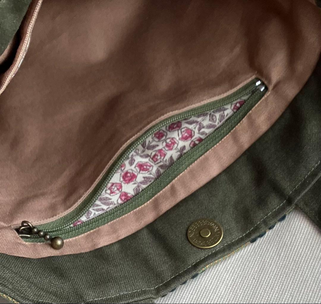 ミナペルホネン ハンドメイドパッチワーク×tambourine トートバッグ