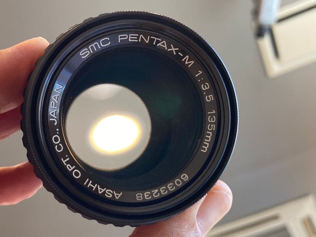 ★完動品＊美品★pentax km／135mm★初期保証＊作例多数