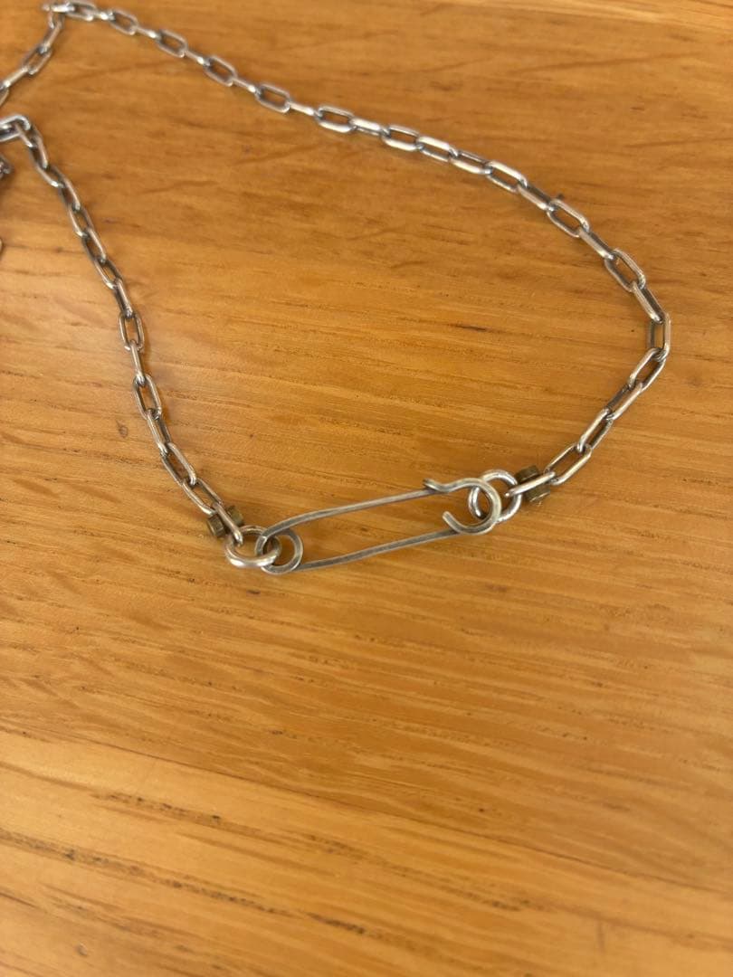 jam  made×ナンバーナイン 安全ピンネックレス