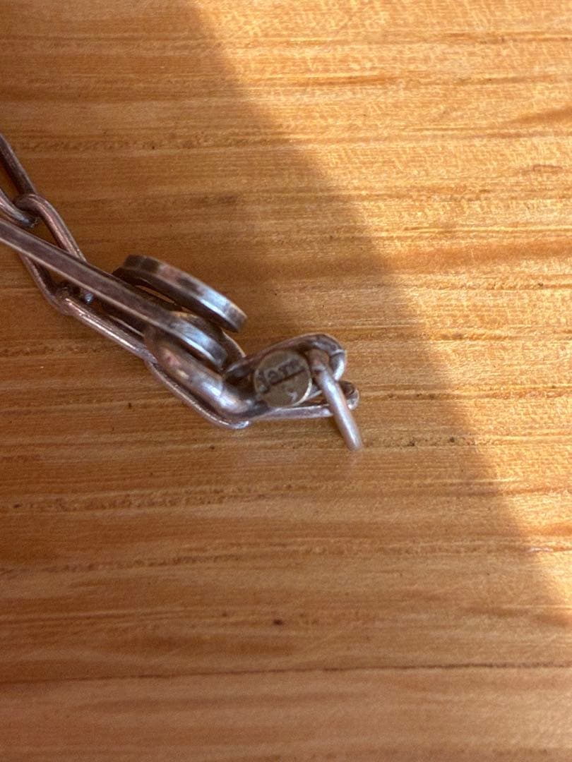 jam  made×ナンバーナイン 安全ピンネックレス