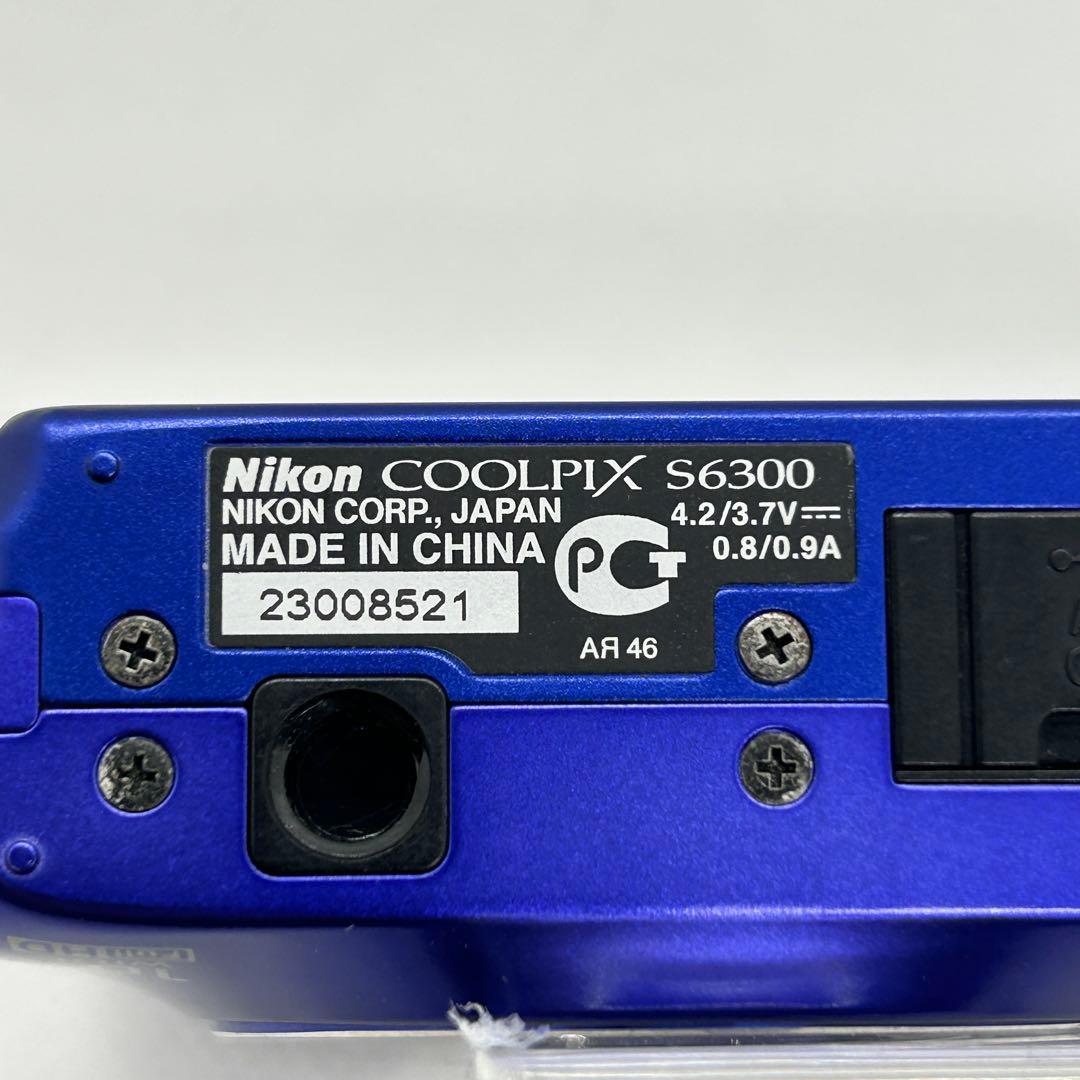 Nikon COOLPIX S6300 ブルー デジタルカメラ