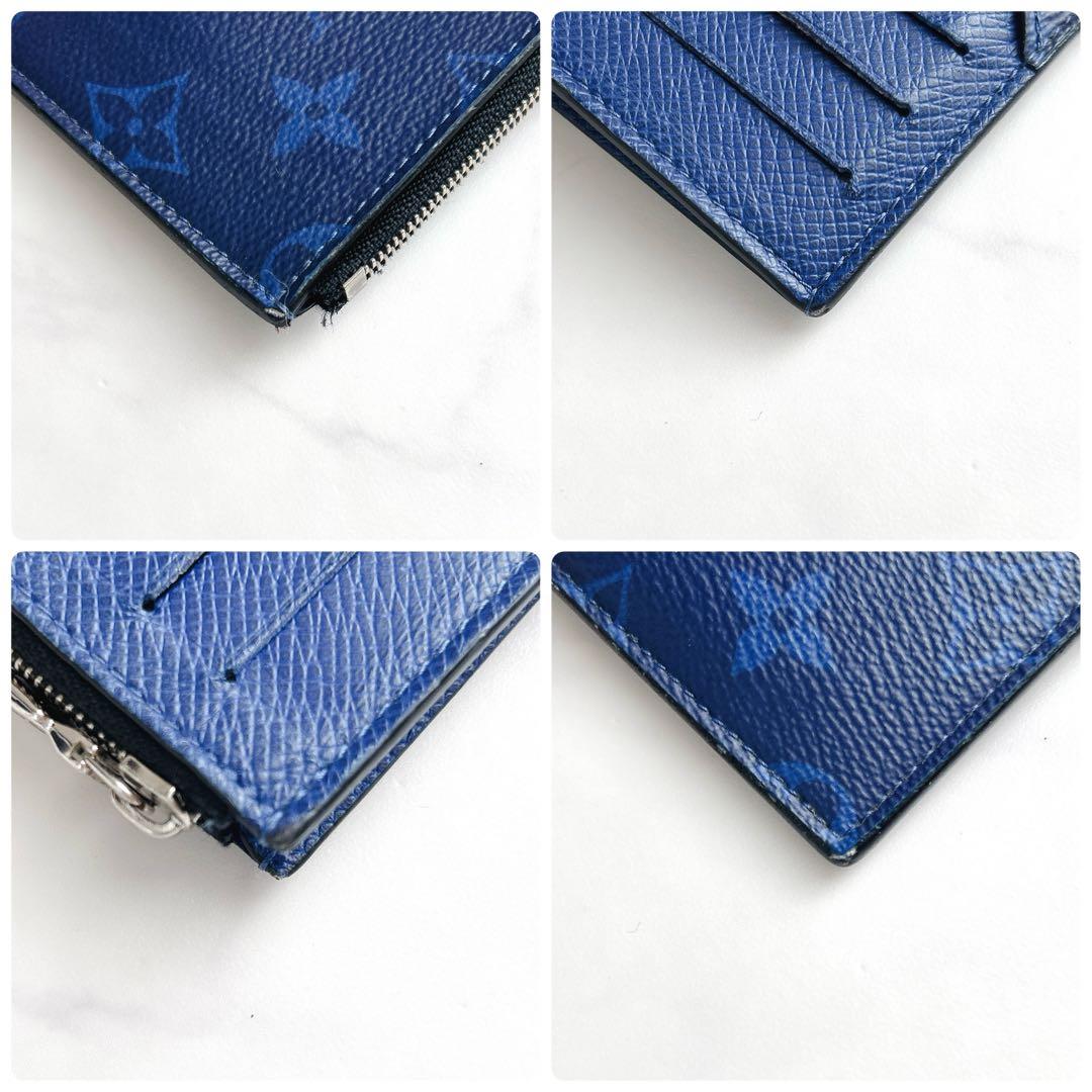 ルイヴィトン タイガラマ　フラグメントケース カードケース 小銭入れ　コバルト