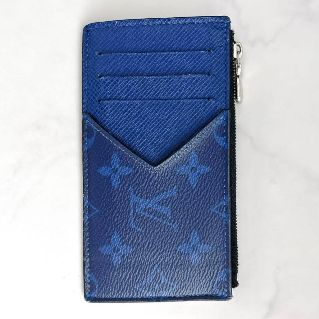 ルイヴィトン タイガラマ　フラグメントケース カードケース 小銭入れ　コバルト