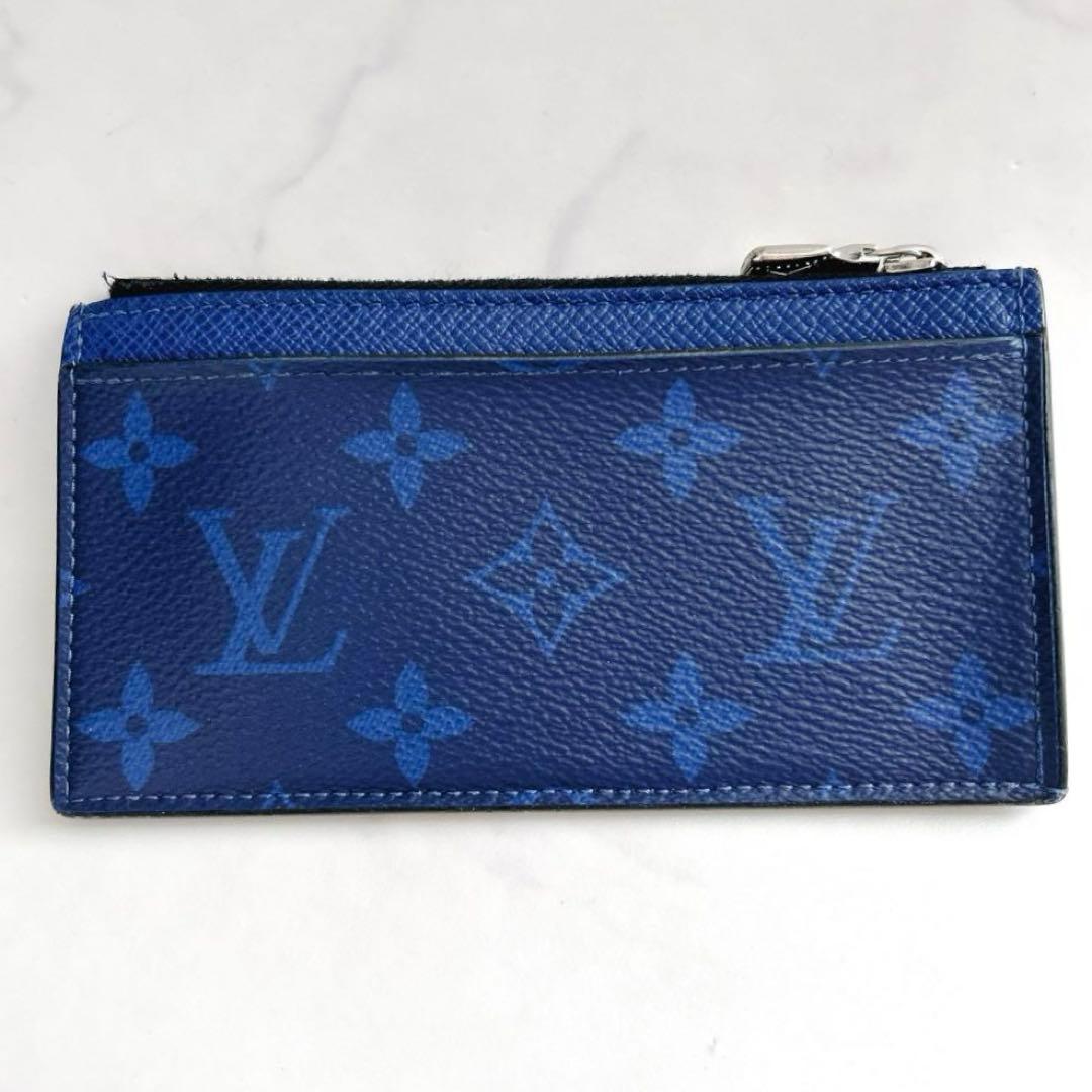 ルイヴィトン タイガラマ　フラグメントケース カードケース 小銭入れ　コバルト