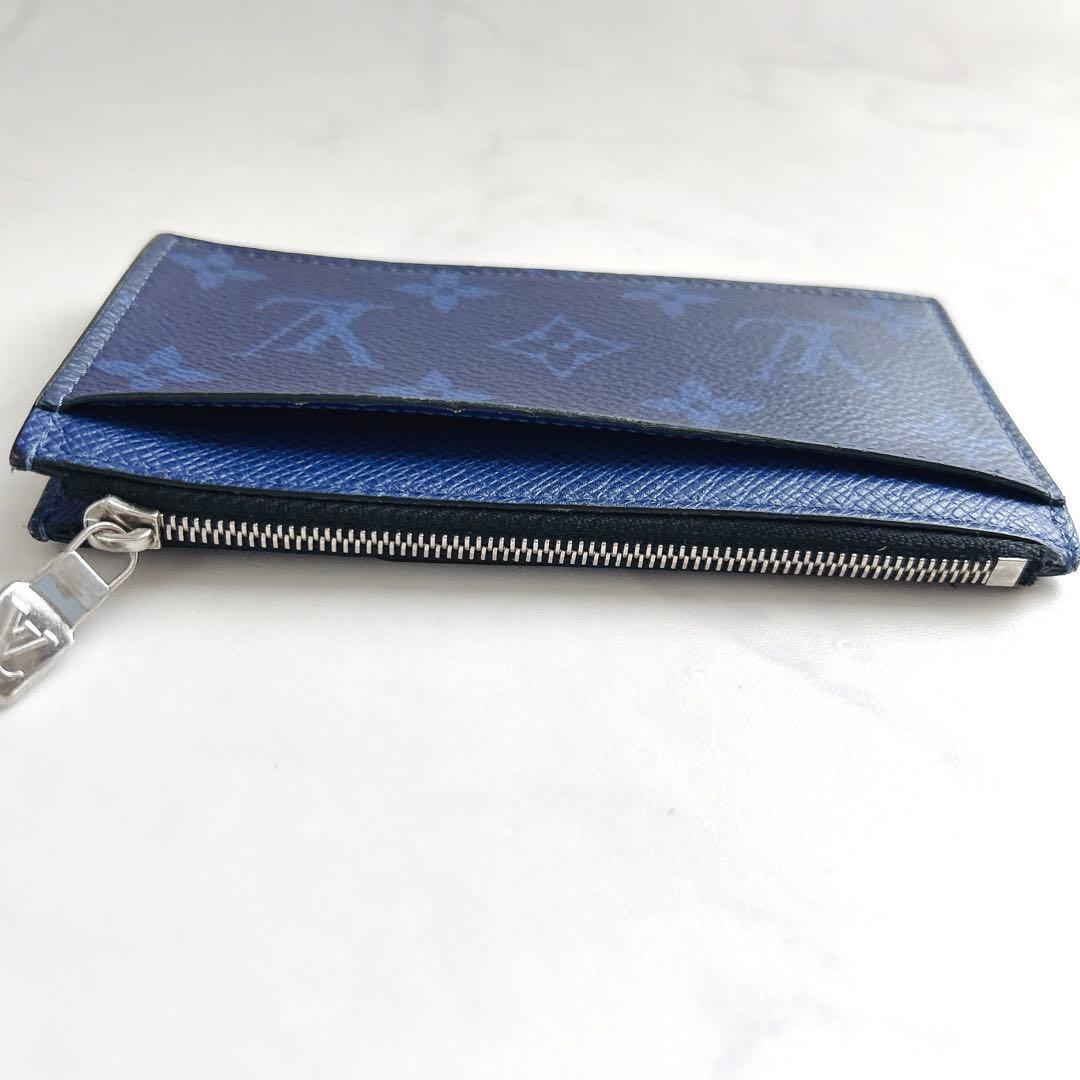 ルイヴィトン タイガラマ　フラグメントケース カードケース 小銭入れ　コバルト