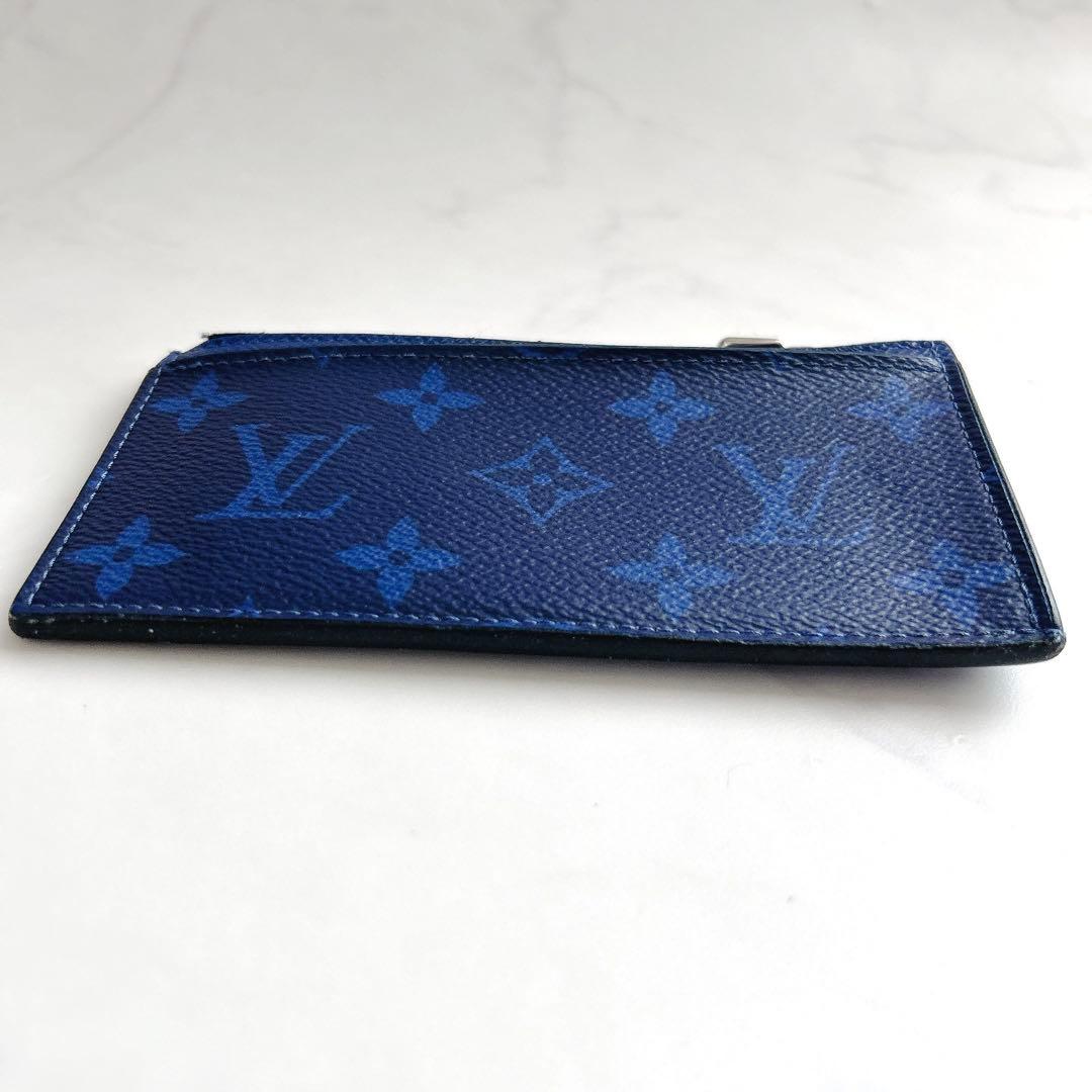 ルイヴィトン タイガラマ　フラグメントケース カードケース 小銭入れ　コバルト