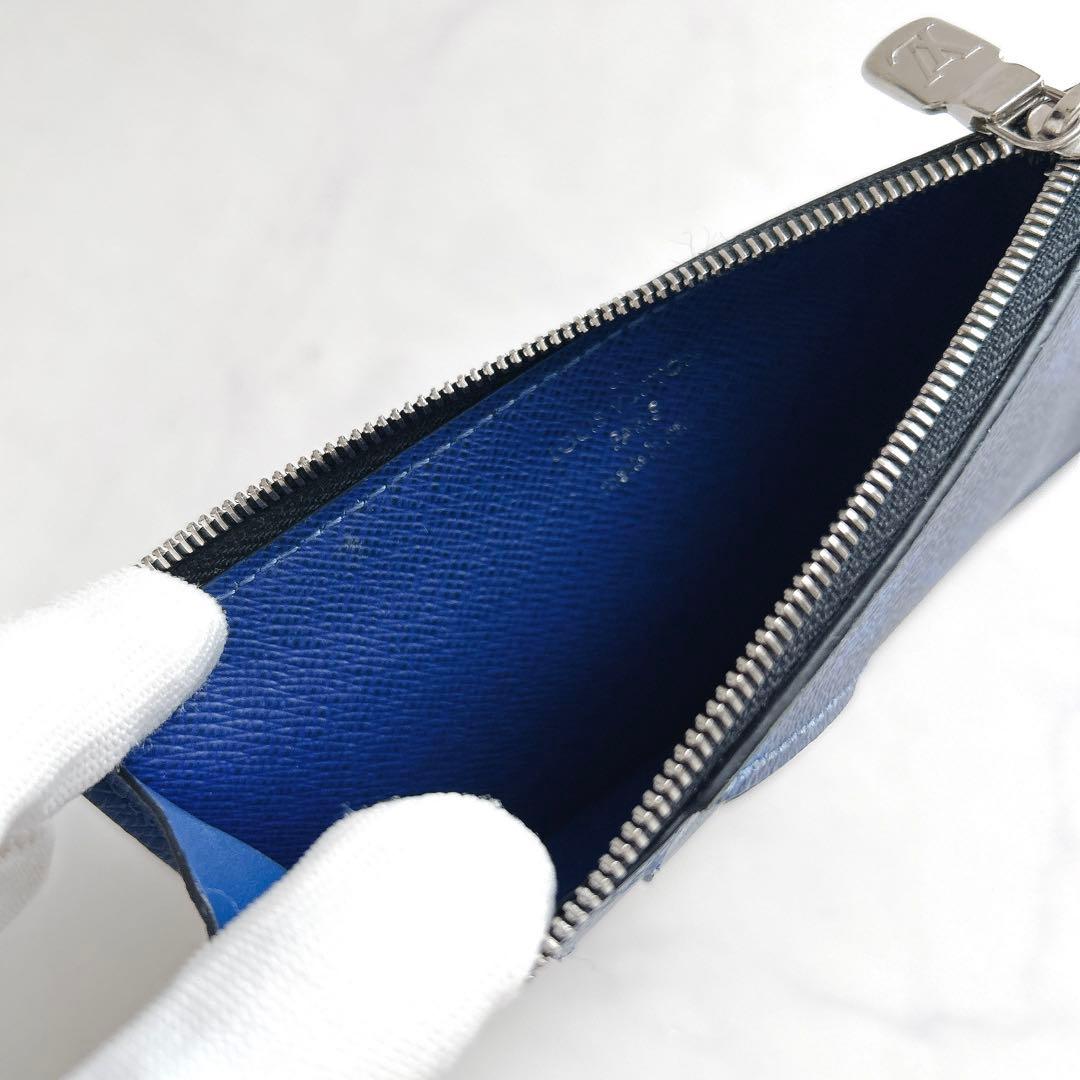 ルイヴィトン タイガラマ　フラグメントケース カードケース 小銭入れ　コバルト