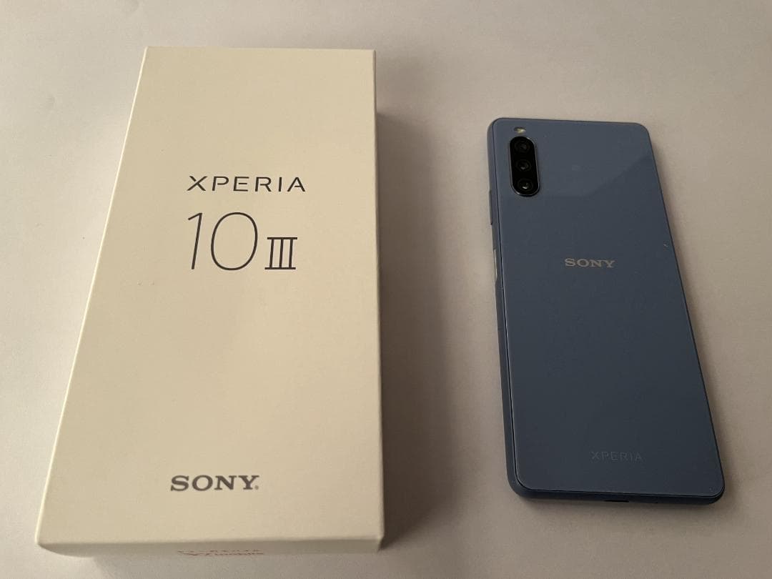 弥太郎専用　Xperia10 III A102SO　ブルー 箱・取説付