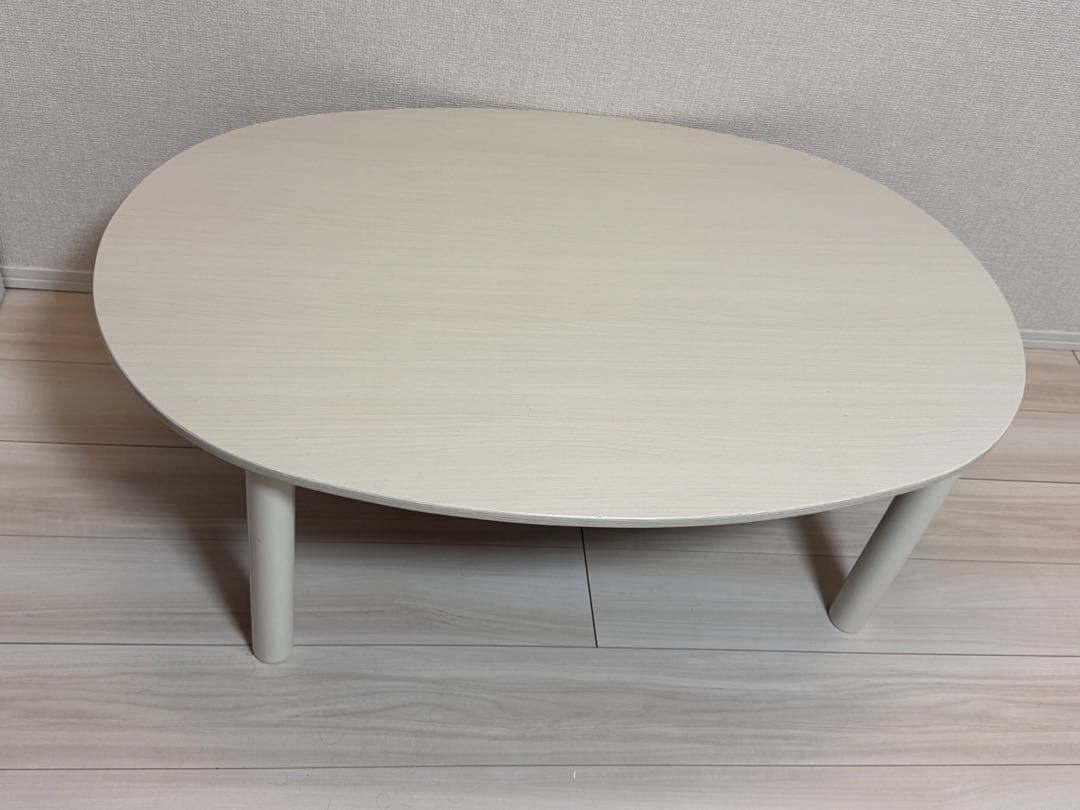 最終値下げ【ニトリ】楕円形リビングこたつテーブル