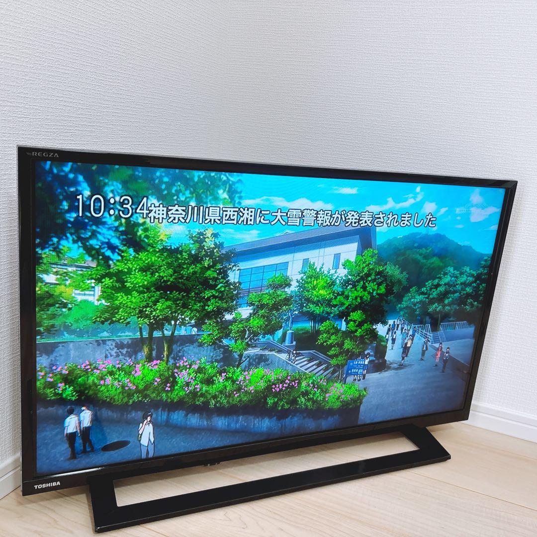 ★初期化済★TOSHIBA REGZA 32V型液晶テレビ アンテナケーブル付き