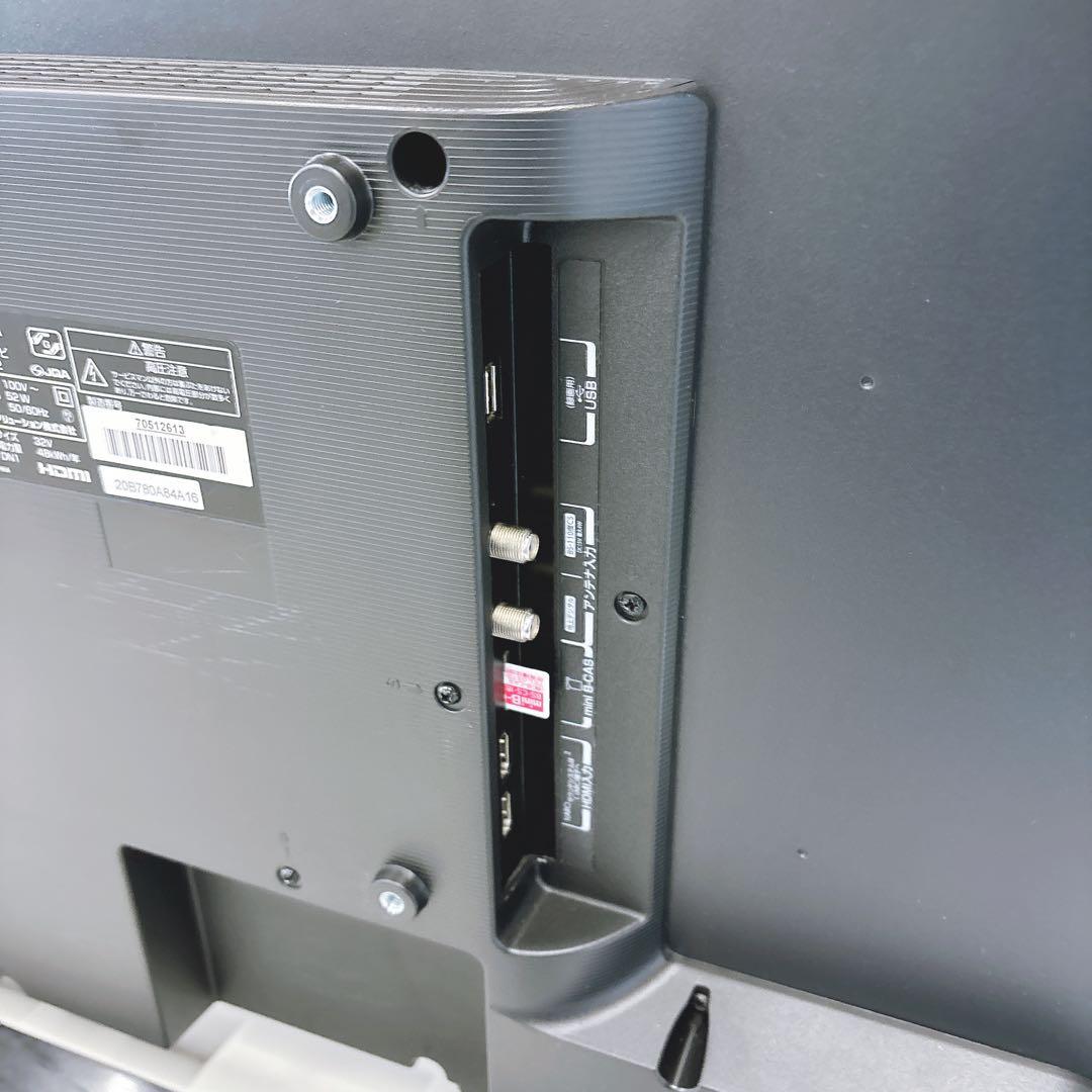 ★初期化済★TOSHIBA REGZA 32V型液晶テレビ アンテナケーブル付き