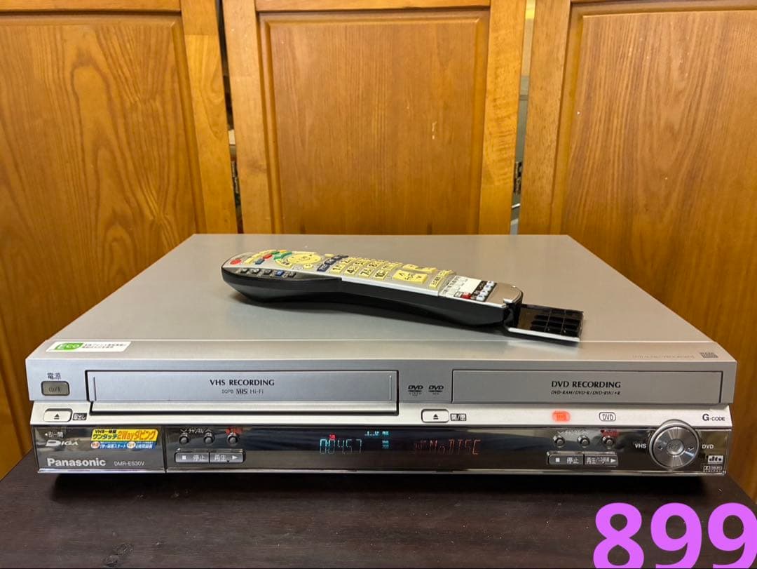 Panasonic VHS/DVDレコーダーDMR-ES30V ビデオ一体型