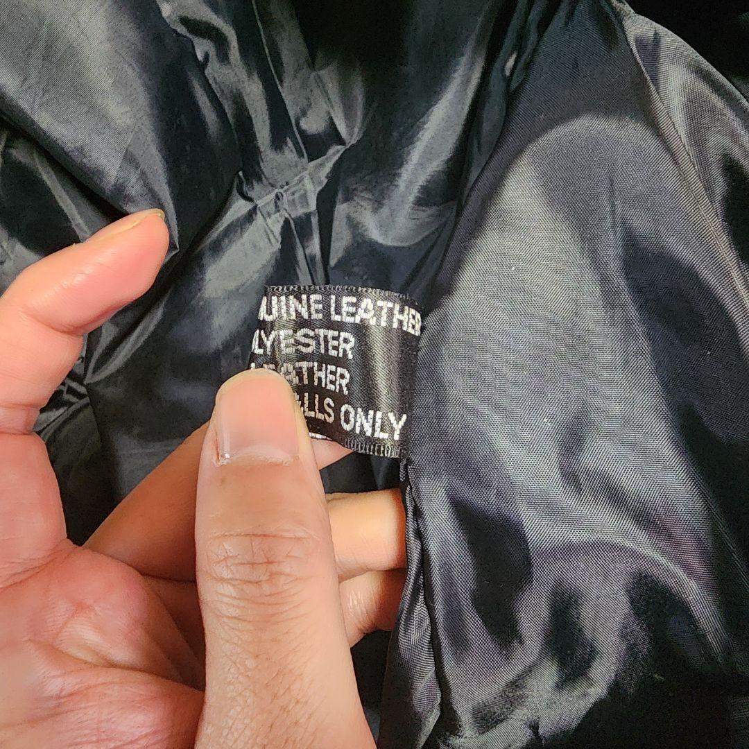 イタリア製　レザー　ジャケット　XL