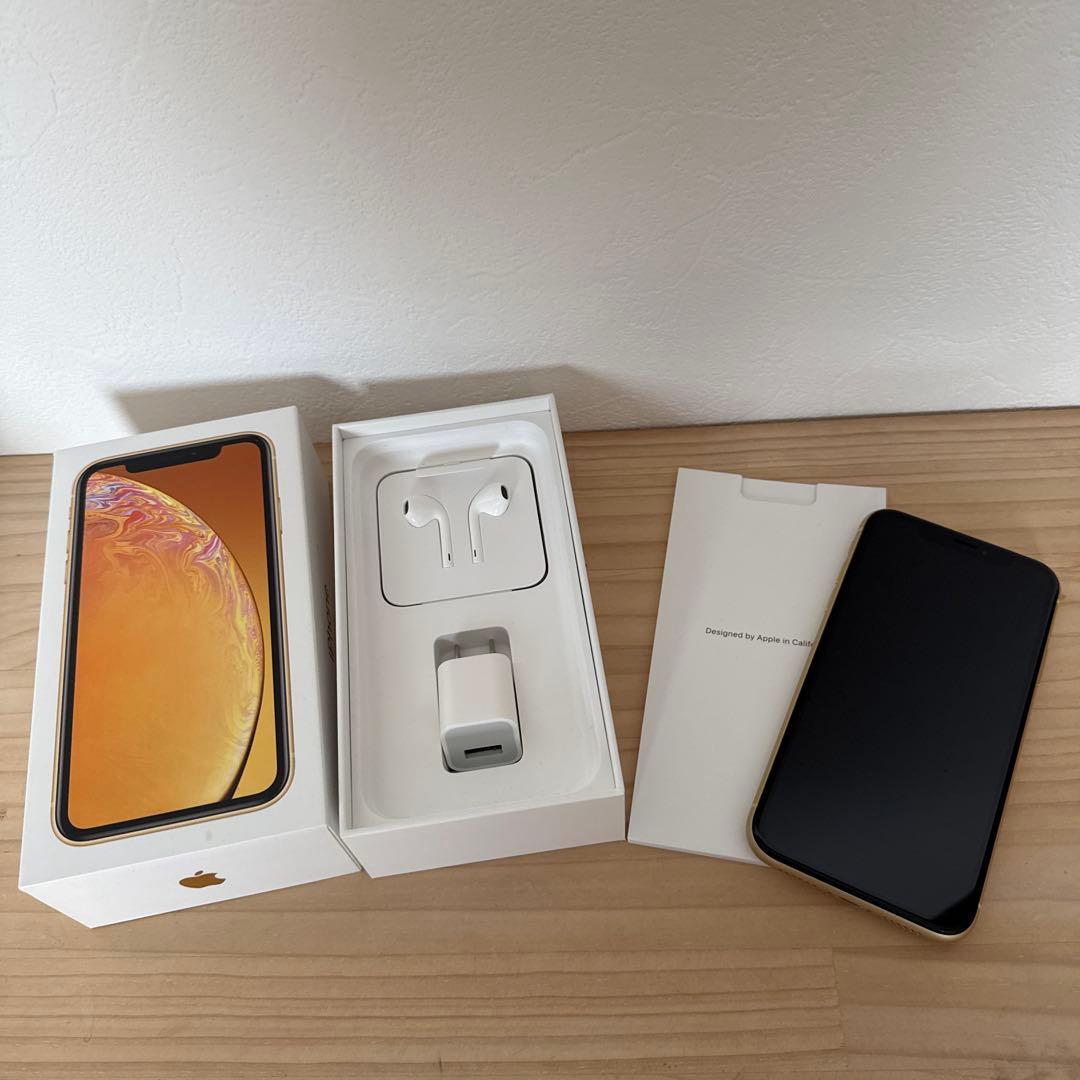 iPhone XR yellow 128㎇