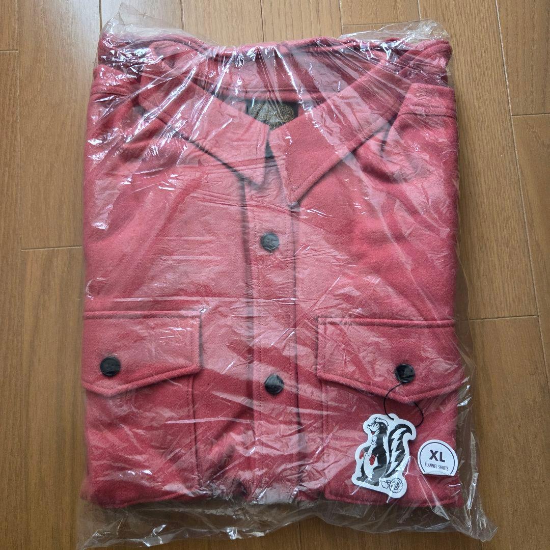 【新品】GREEN CLOTHING ウールフランネルシャツ XLネルシャツ