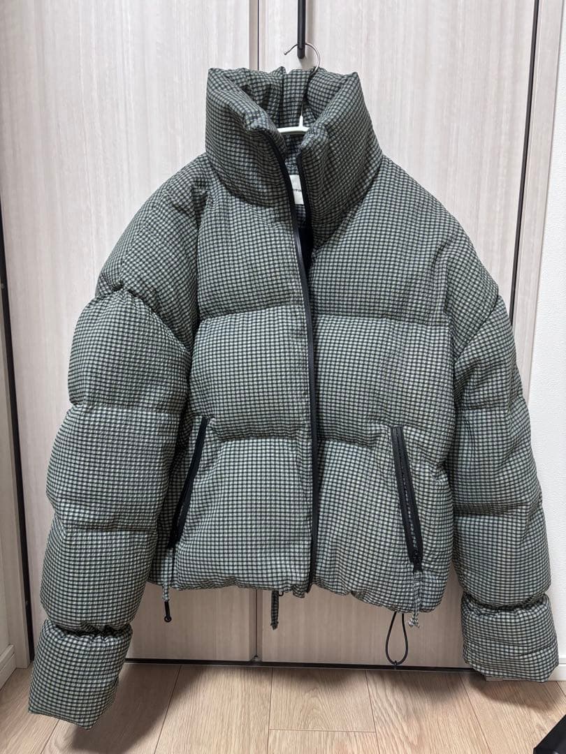 ジャケット・アウター todayful check down jacket