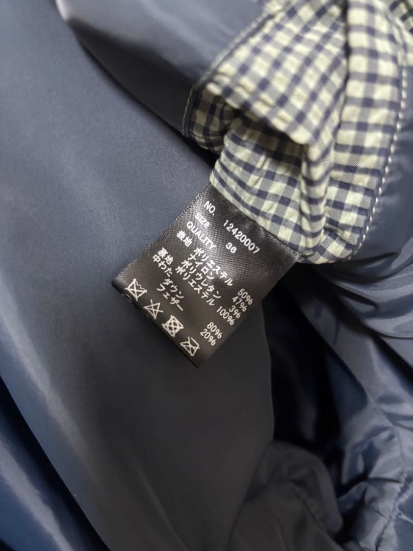 ジャケット・アウター todayful check down jacket