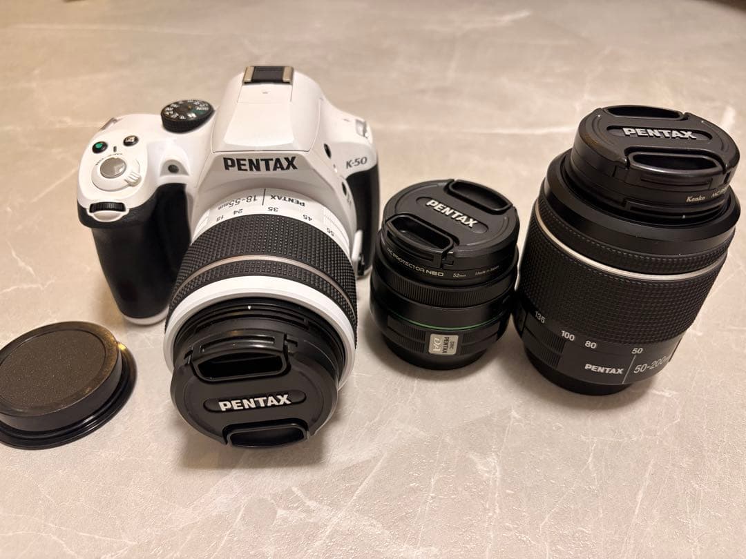 PENTAX K-50 レンズ3つ