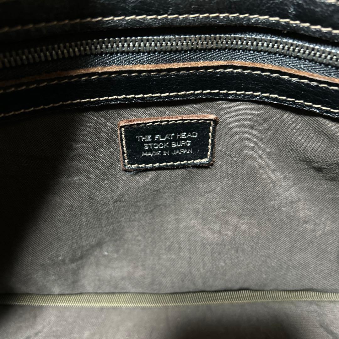 THE FLAT HEAD ホースハイドボディバッグ ブラック