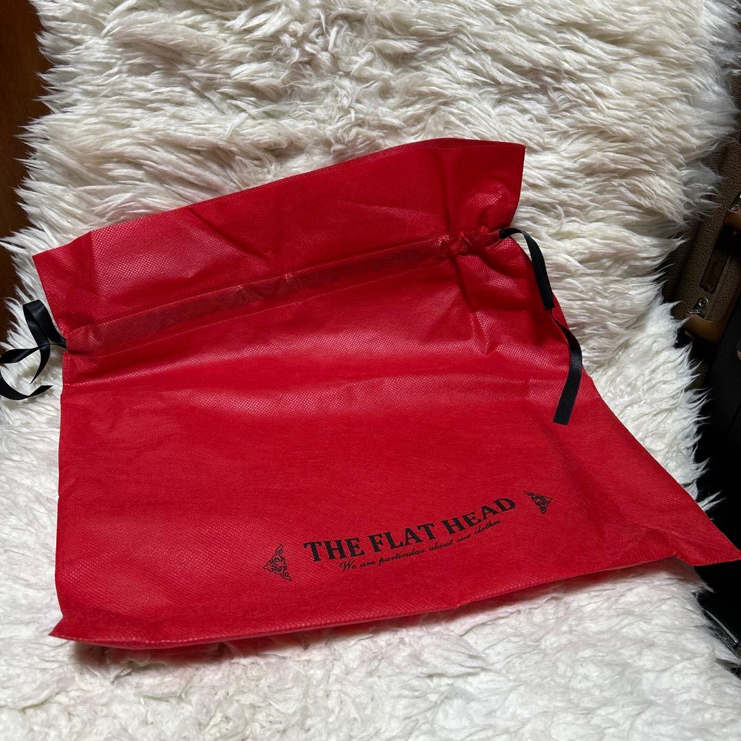 THE FLAT HEAD ホースハイドボディバッグ ブラック